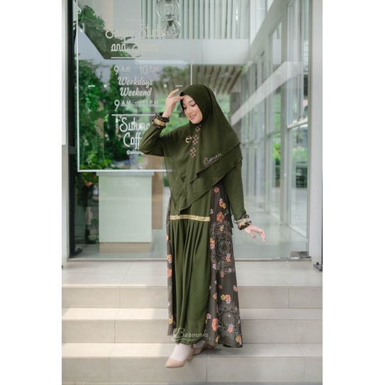 BRAND NEW DESIGN Gamis syari original KANAYA SERIES by BERMERKs syari-Kanaya melayu army