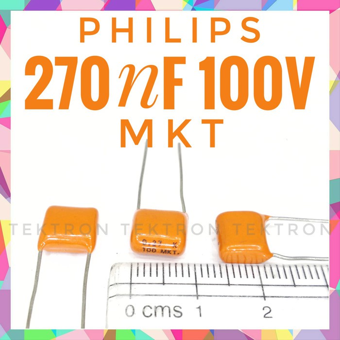 Philips 270nF 100V MKT 274 0.27uF