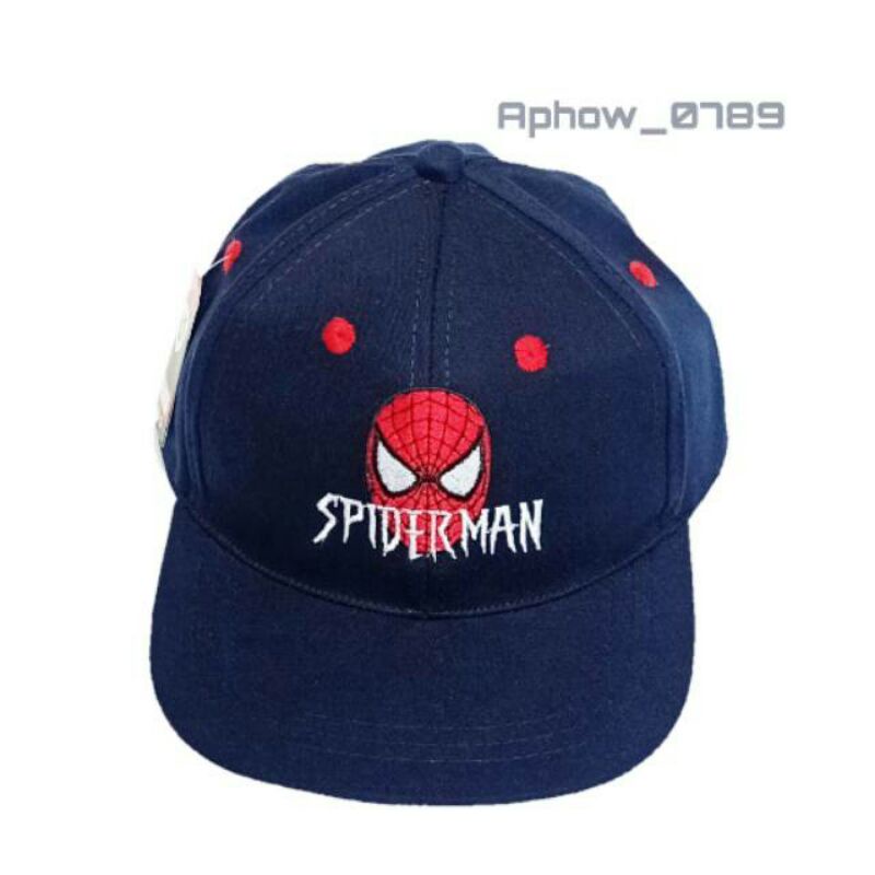 topi anak topi baseball anak laki laki usia 2-9 tahun motif spiderman bordir gaya hip hop