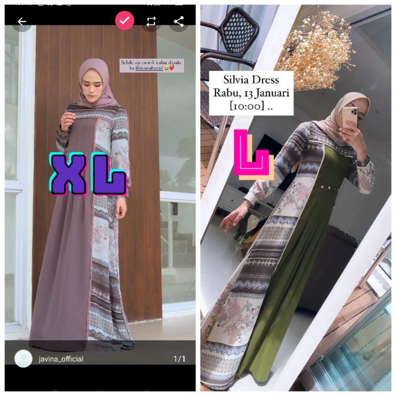 SILVIA DRESS BY JAVINA