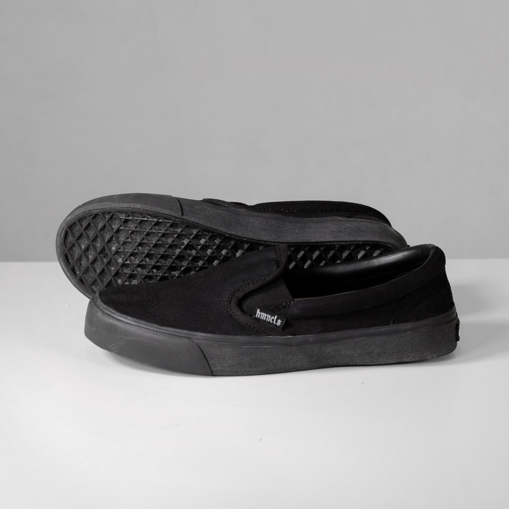 Sepatu pria | Homunculus | LUST BLACK | sneaker | slipon full black | sepatu slipon pria full hitam