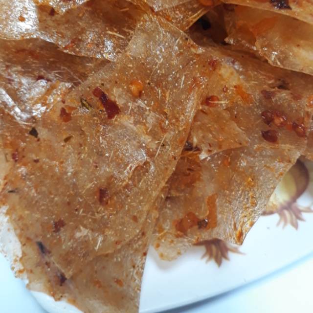 

Keripik elod cabemerah.