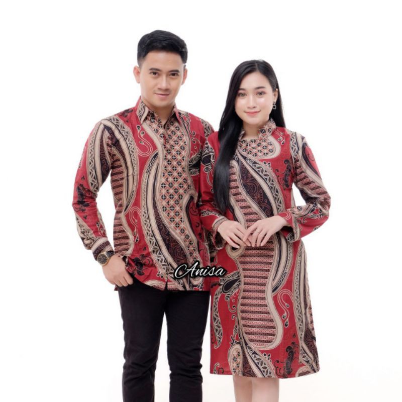 COUPLE BATIK ATASAN PRIA WANITA PREMIUM UNGGUL JAYA