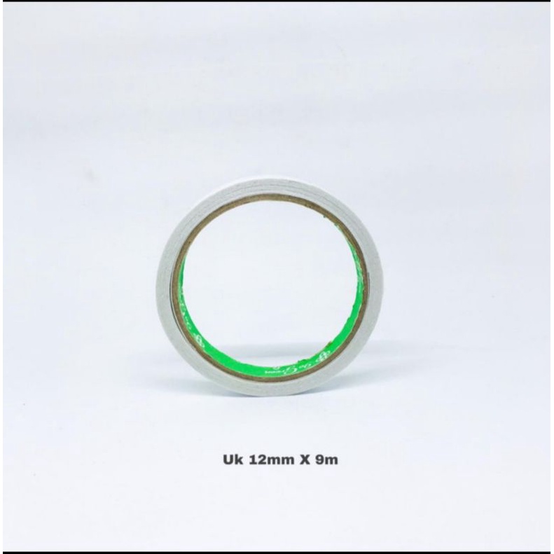 

Double Tape GoGreen 12mm x 9m rekat kuat