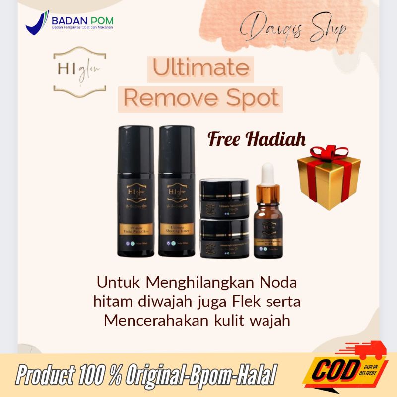 Hi GLOW ULTIMATE REMOVE SPOTE  / Paket untuk flek
