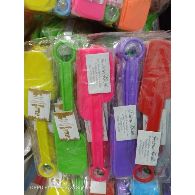 1 pc SODET PLASTIK + PLASTIK + UCAPAN TERIMAKASIH COCOK UNTUK SOUVENIR