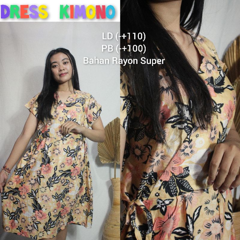 DASTER KIMONO RAYON BUSUI / BAJU TIDUR KEKINIAN