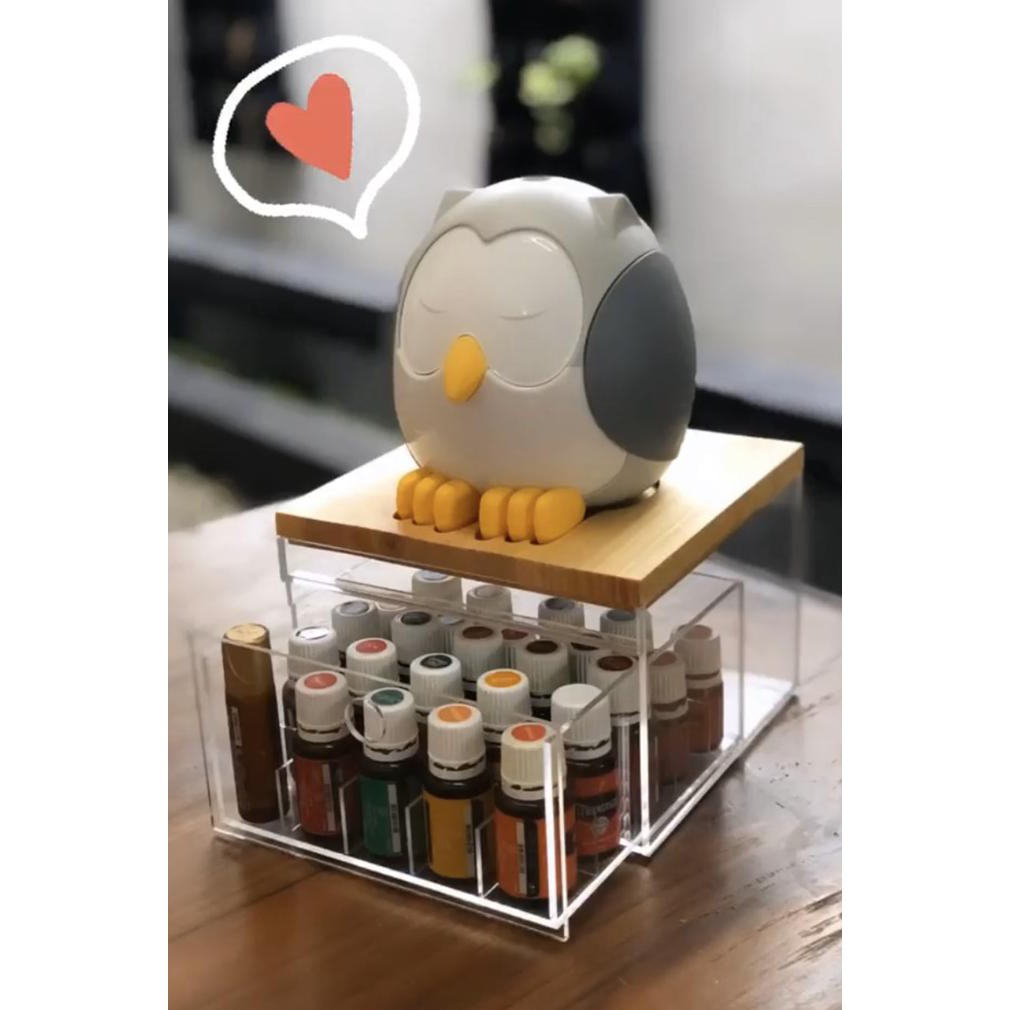 [[BISA COD]] RAK LACI ESSENTIAL OIL 25 + TEMPAT DIFFUSER PREMIUM UNTUK OWL DIFFUSER SALE Kode 261