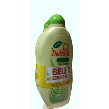 Zwitsal Shampo Baby Aloe Vera kemiri &amp; seledri [ 100ml-buy1 get1 ]