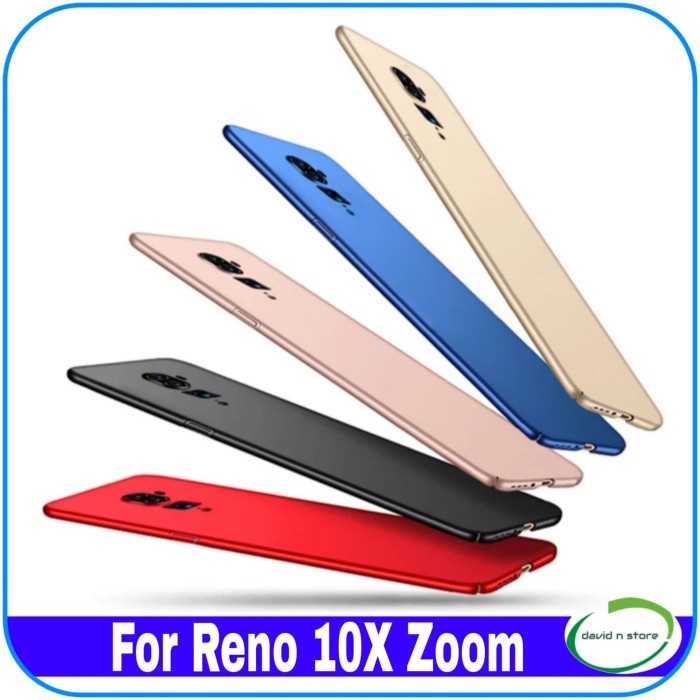 ❤❤ Soft Casing Oppo Reno 10X Zoom 10 X Zoom Hardcase Ultra Slim Pc Case Tipis - Merah