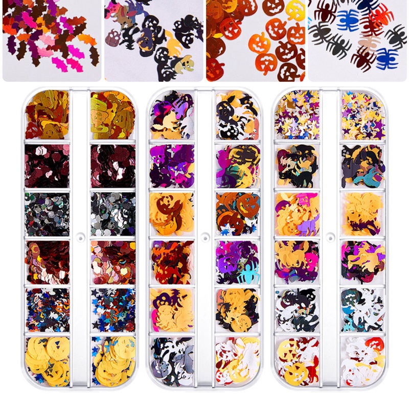 Zzz Serpihan Glitter Sequin Resin UV Epoxy Untuk Dekorasi Nail Art / Perhiasan DIY