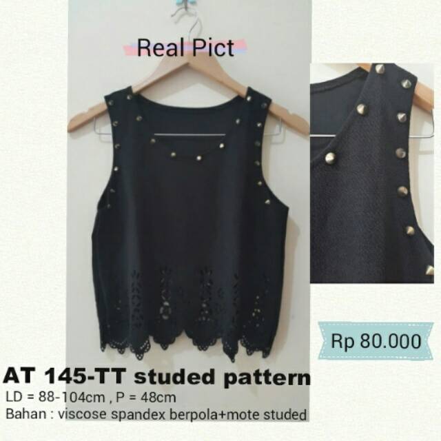 TT Studed Pattern black