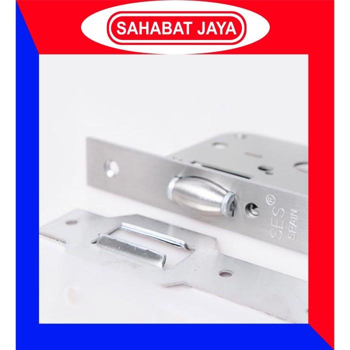 Kunci Pintu Rumah/Pintu Kamar/Body Pelor/Lockcase SES 20364 Stainless
