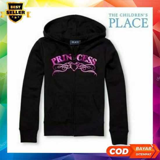 Jacket Jaket Anak Perempuan Almahyra Kids Jaket Anak Perempuan Merk Place Sisa Ekspor (Hitam2) - Hit