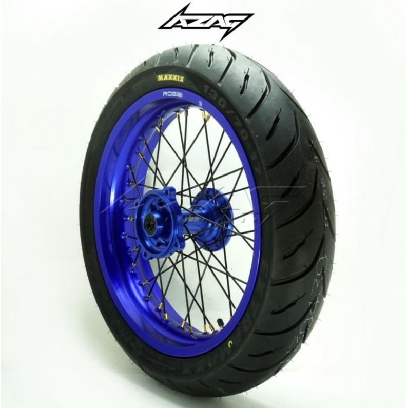 Ban Supermoto Velg Scarlet Tromol Scarlet 17 - 300 350 - Biru