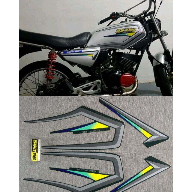 Striping lis stiker standar RX KING 2001 HIJAU