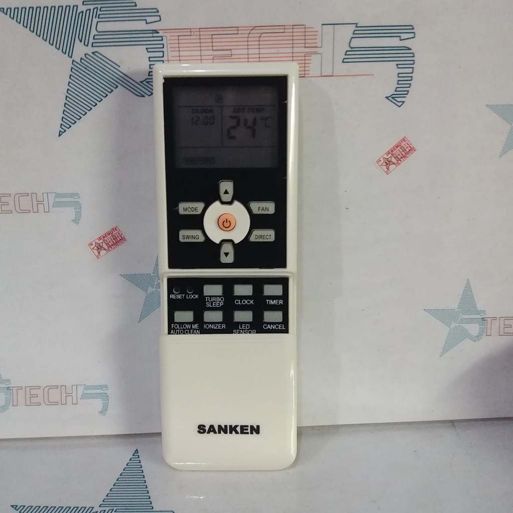 REMOT REMOTE AC SANKEN R07B BGCE ORIGINAL ASLI KW