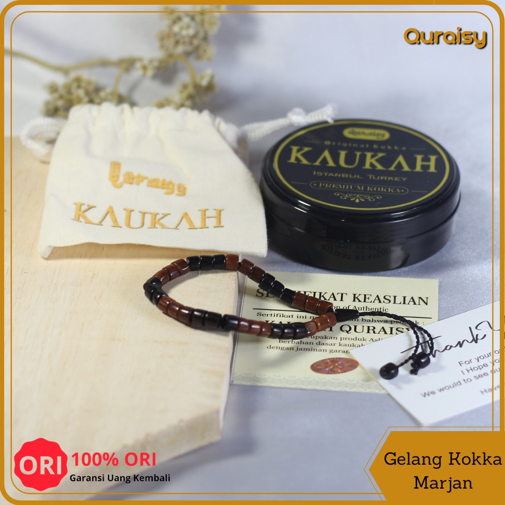 Gelang Kokka Marjan untuk Kesehatan Bersertifikat Asli Kauka Kaokah Kaoka Kaukah Kokkah Koka-4