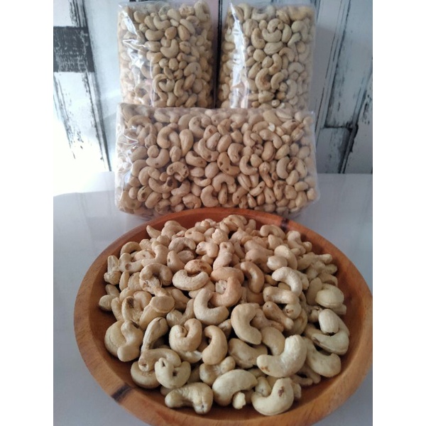 KACANG MEDE MENTAH UTUH PUTIH KERING / CASHEW / METE MENTAH UTUH 1KG MURAH