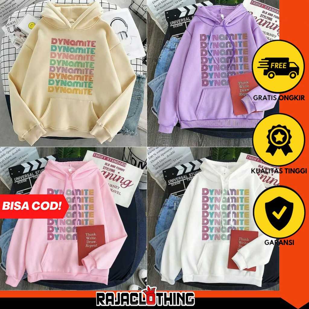 RCL - SWEATER HODIE FLEECE DYNAMITE WANITA TERLARIS