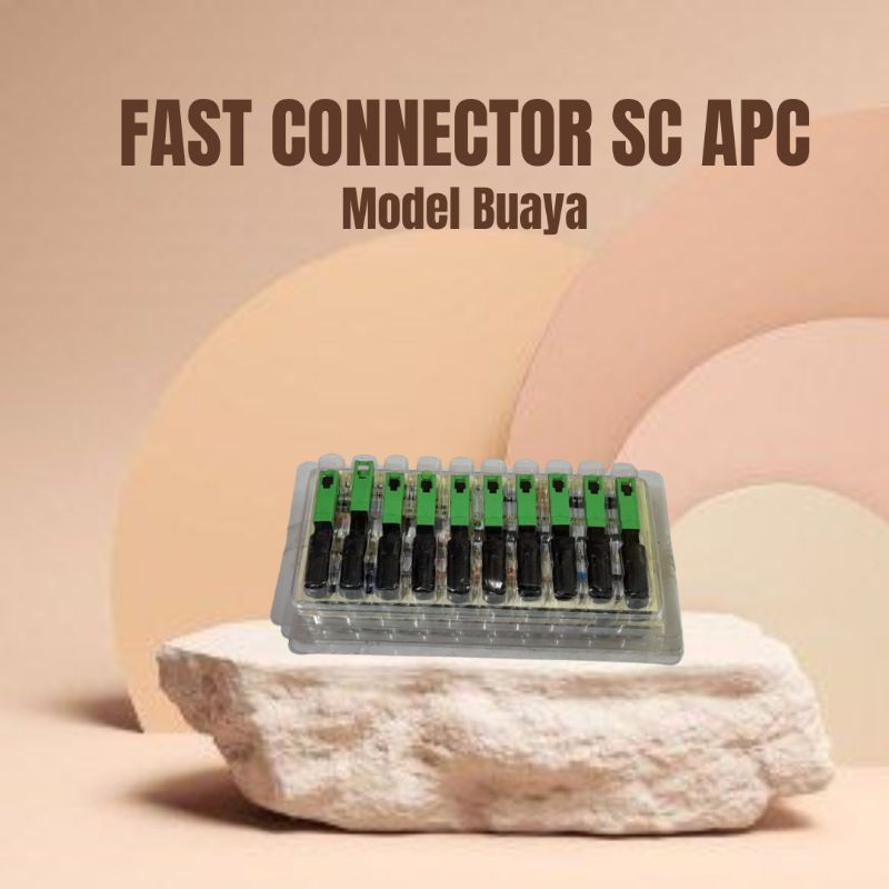 FAST CONNECTOR SC APC DROPCORE CONNECTOR ADAPTER FIBER OPTIK