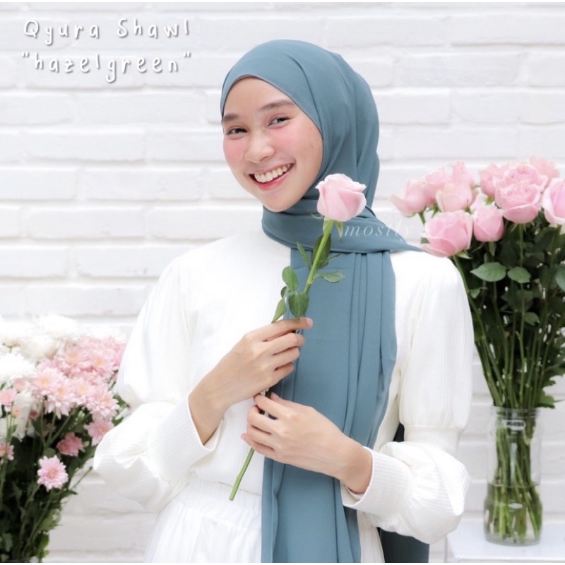 Itsmostly - Qyura Shawl-Hazelgreen