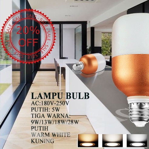 5W 13W 18W 3 WARNA Lampu Bulb Led good eyes berkualitas tinggi LED Bulb E27 3 WARNA LAMPU GOO