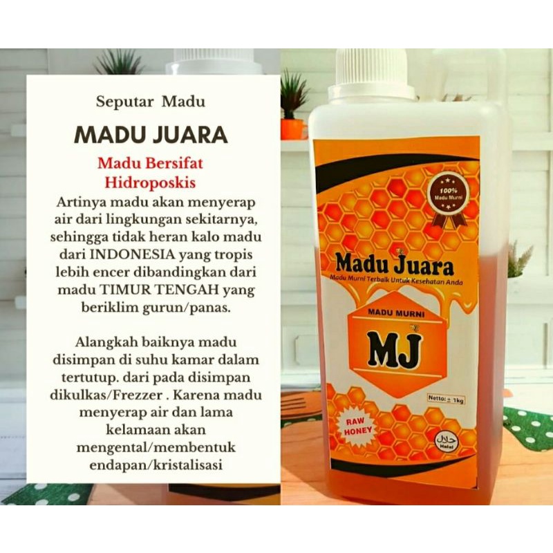 

Madu Sumbawa Raw honey dan Beepolen