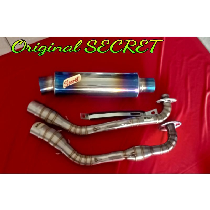 Knalpot Racing Original Secret model R9 Mugello Vario ADV Nmax PCX Aerox Lexi Beat Scoopy Genio Xrid