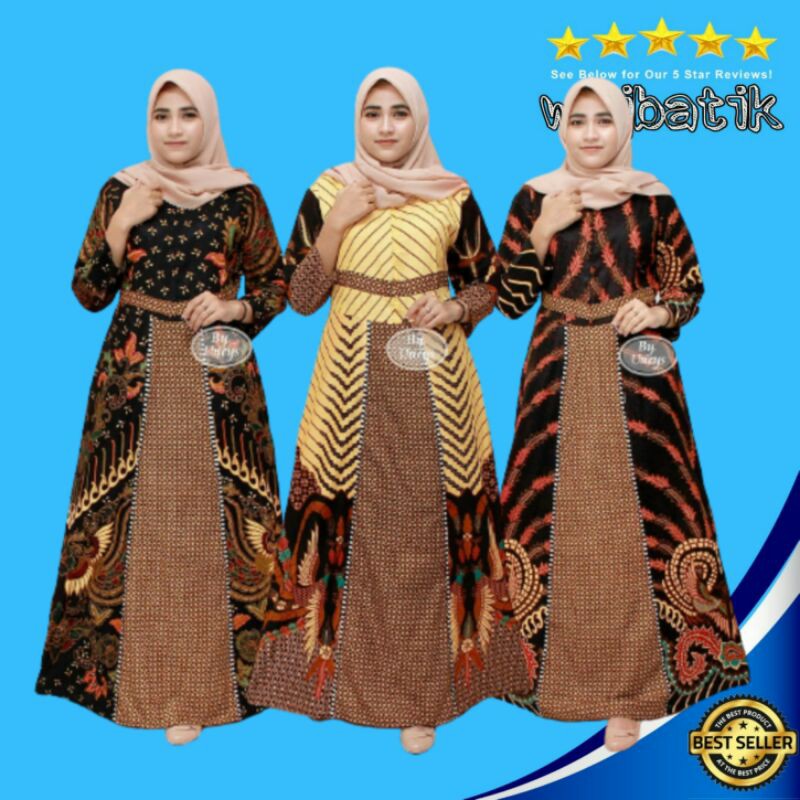 Banting Harga Gamis Batik Manggar, Padi,sekar,cantik,kubis,kipas,daun,kupu,nadine,gendis,kawung,termurah 0LGVn97uB7N8Qa