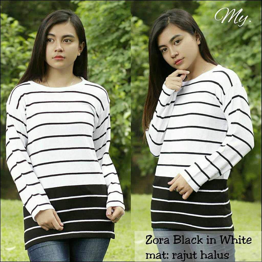 Zora Knit Sweater / Atasan / Blouse Wanita Rajut