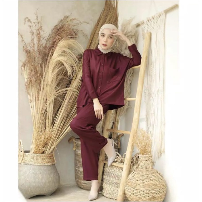 MILEA DAILY SET - BAHAN ADEM KATUN RAYON - PAKAIAN WANITA - BISA COD