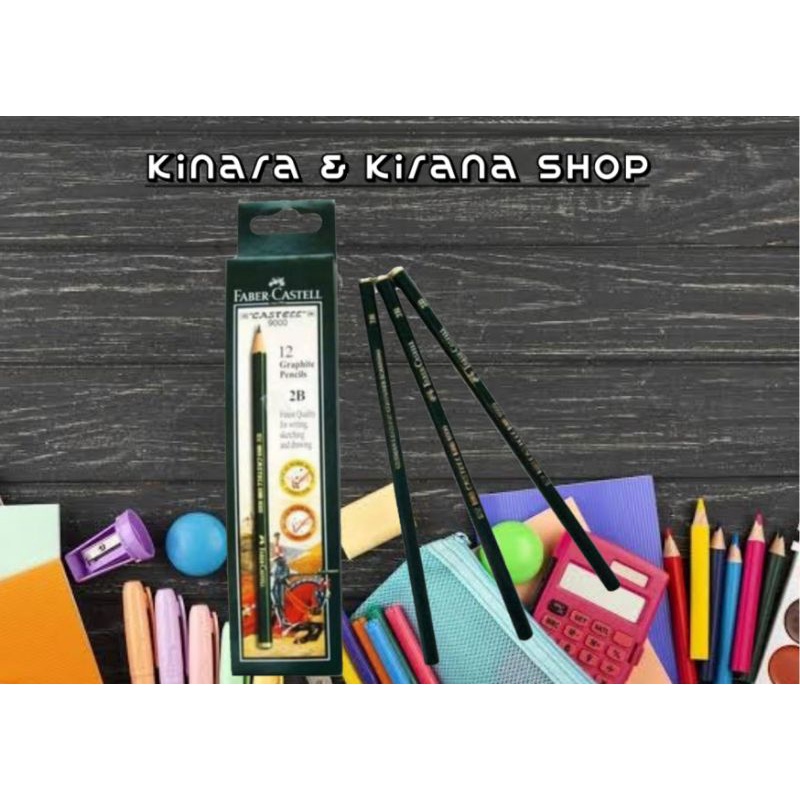 

pensil 2B faber Castell