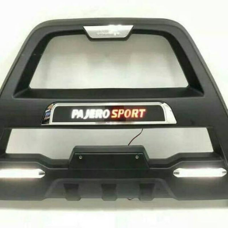 tanduk depan bumper depan Pajero/ Pajero 2016 hummer with LED foxco