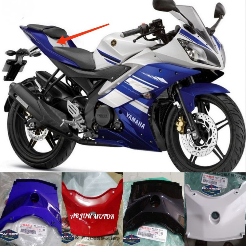 cover side 6 belakang jok depan r15 v2 lama original yamaha
