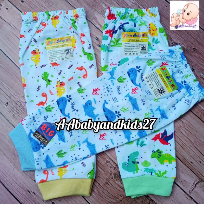 AIRIN 6PC CELANA PANJANG BAYI USIA NEWBORN 0-4BULAN FULLPRINT SNI HIGHT QUALITY