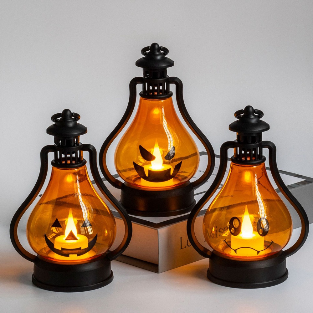 1pc Lampu Malam Led Bentuk Labu Untuk Dekorasi Pesta Halloween