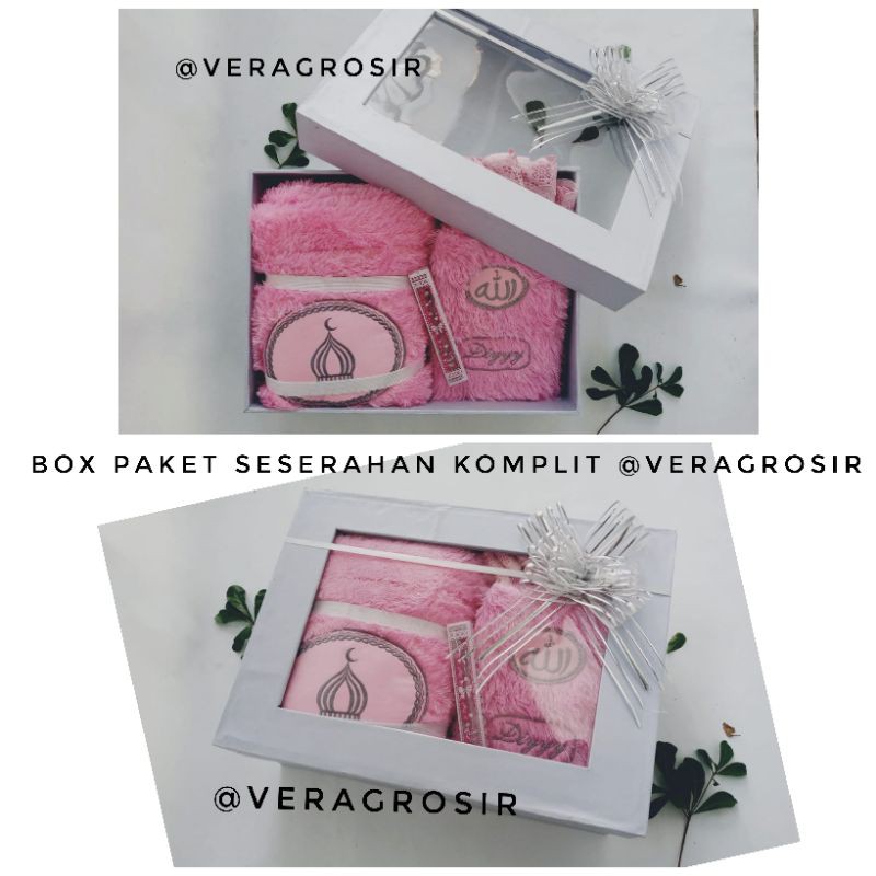 

BOX SESERAHAN PAKET MUKENA/SAJADAH TRAVEL COUPLE