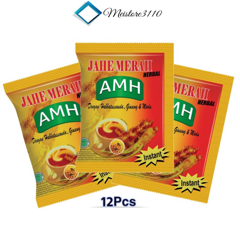 

Jahe Merah AMH Instant Rentengan Isi 12 Pcs Murah