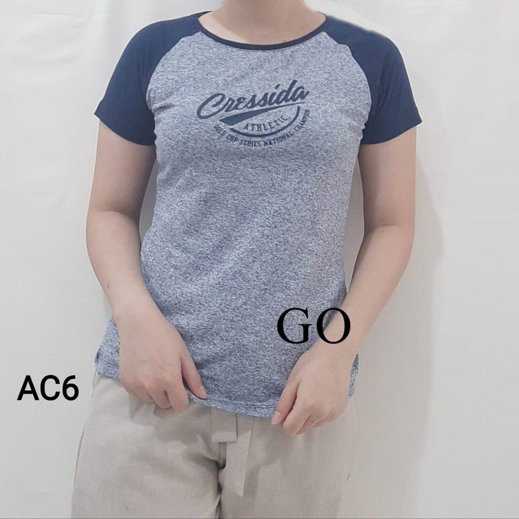 gos AC CRESSIDA BAJU Cewek Atasan Wanita Pakaian Cewek Lengan Pendek