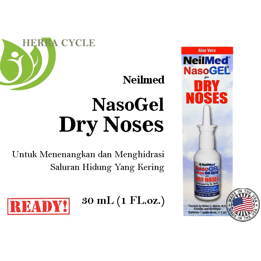 Neilmed Nasogel for Dry Noses 1 bottle 30 ml ORI USA Nasogel untuk hidung mimisan