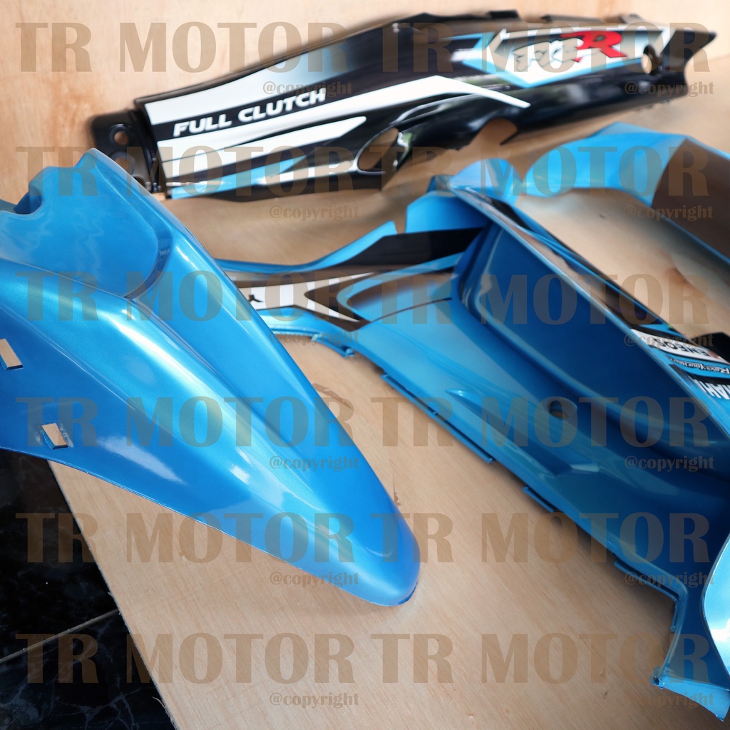 Cover Body Fizr F1zr Full Clutch Custom Biru Full Set Halus Cover Bodi Yamaha Fiz r