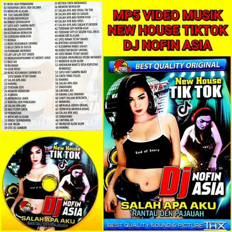KASET TERBARU MP5 VIDEO MUSIK NEW HOUSE TIKTOK DJ NOFIN ASIA