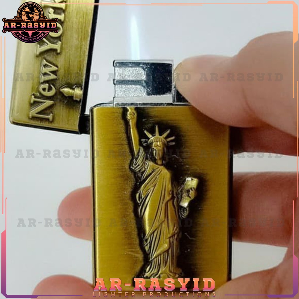 Korek Api Las Gas Motif New York BISA COD