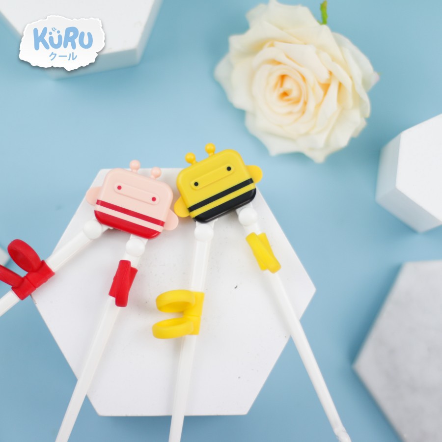 KURU Kids Learning Chopstick | Sumpit Belajar Bayi Anak Premium