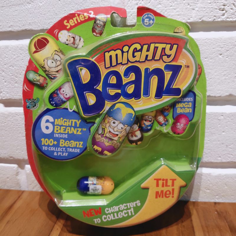 Mighty Beanz 6 pcs Original Moose Series 2 (REAL FOTO)  - Mainan Anak