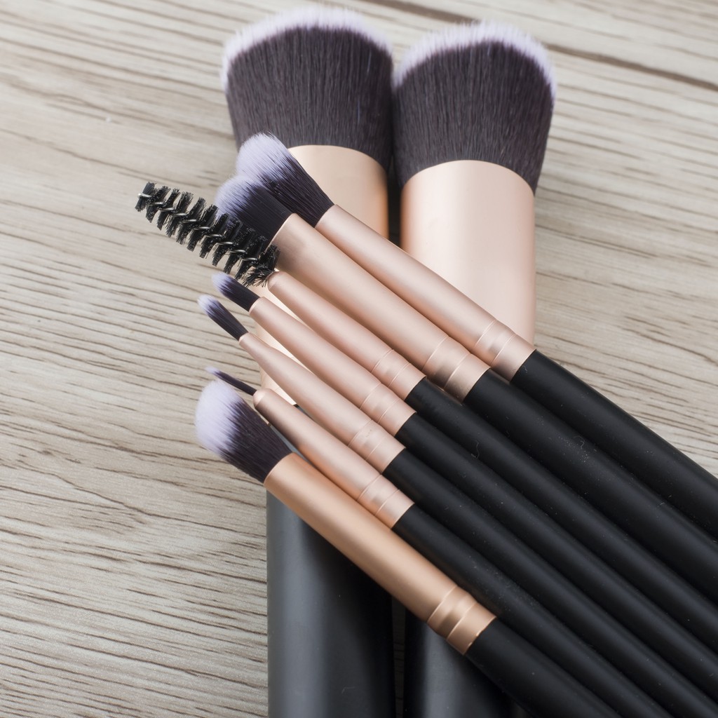 14pcs Pro Makeup Brush Set | Kuas Makeup