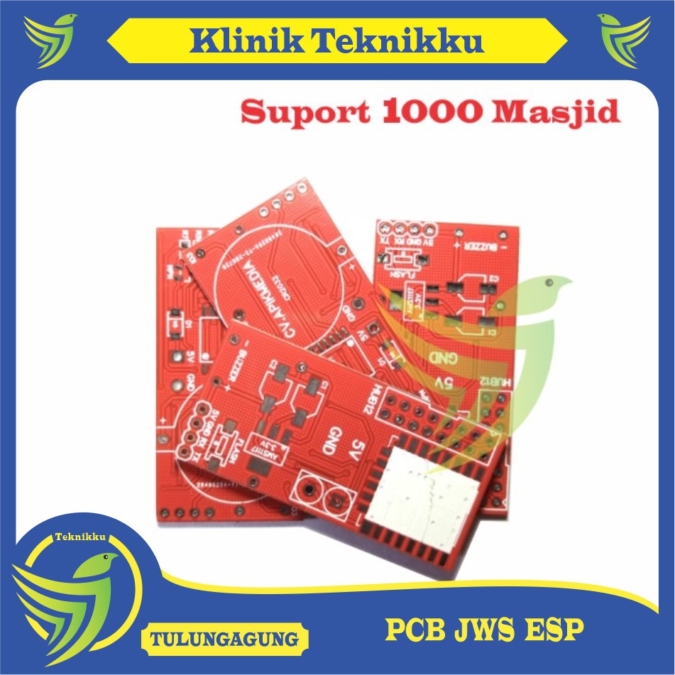 Jual PCB JWS ESP 8266 / JWS ESP SUPORT 1000 MASJID | Shopee Indonesia