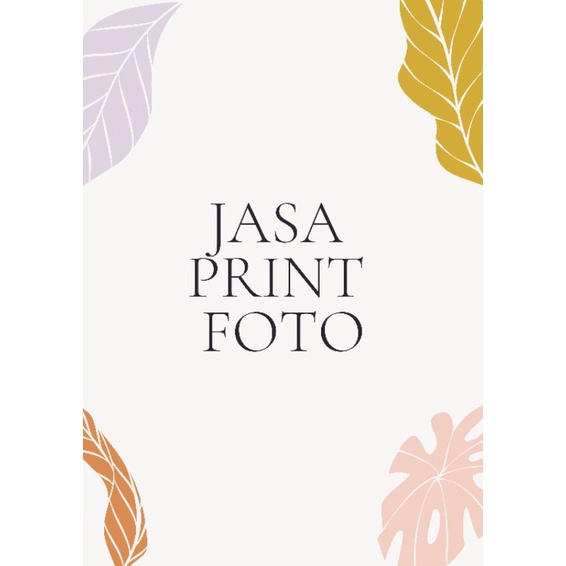 

Jasa Print Foto Kertas Silky
