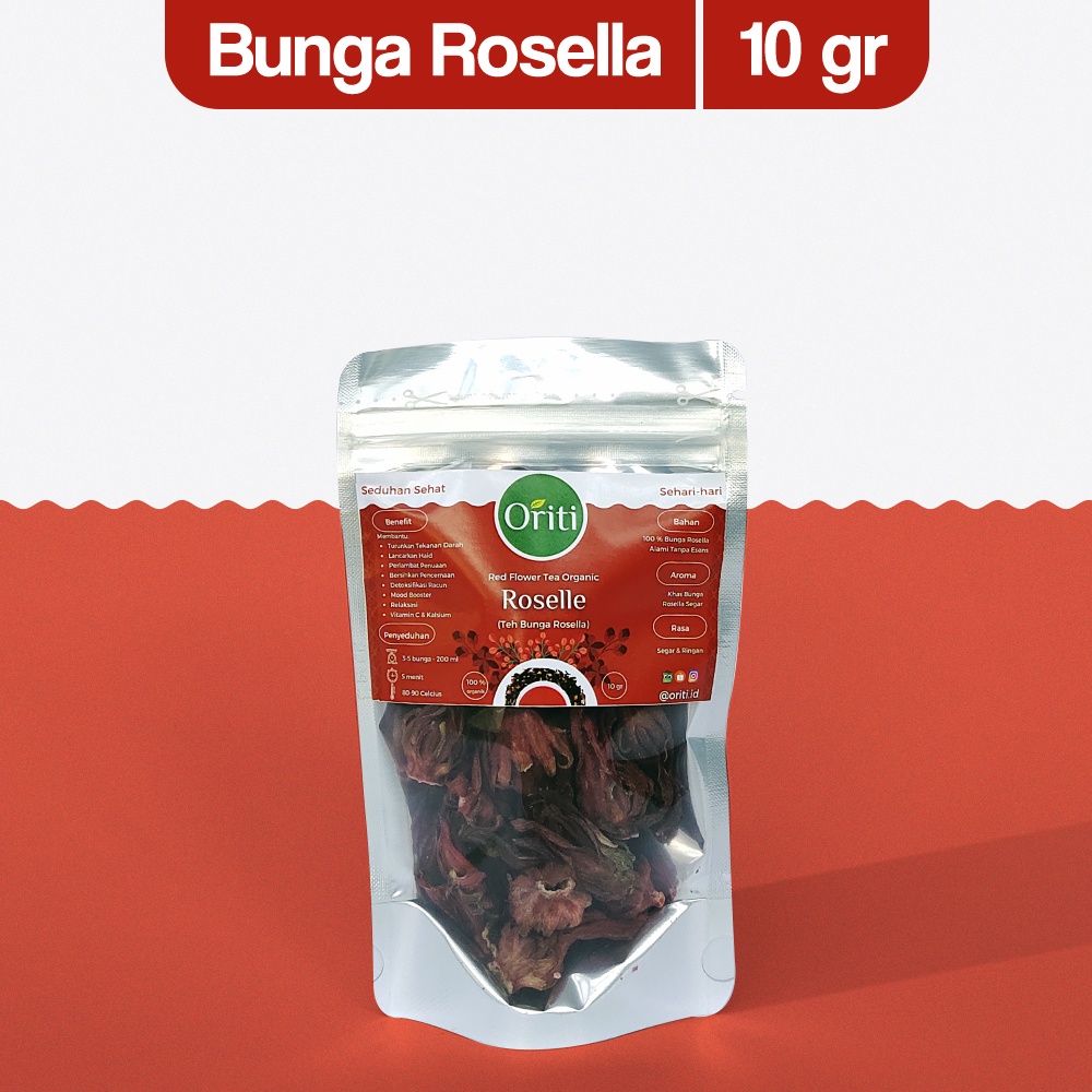 

ROSELLA TEA | Teh Rosella | 10 gr | Teh Bunga Asli | Teh Bunga Premium | Oriti